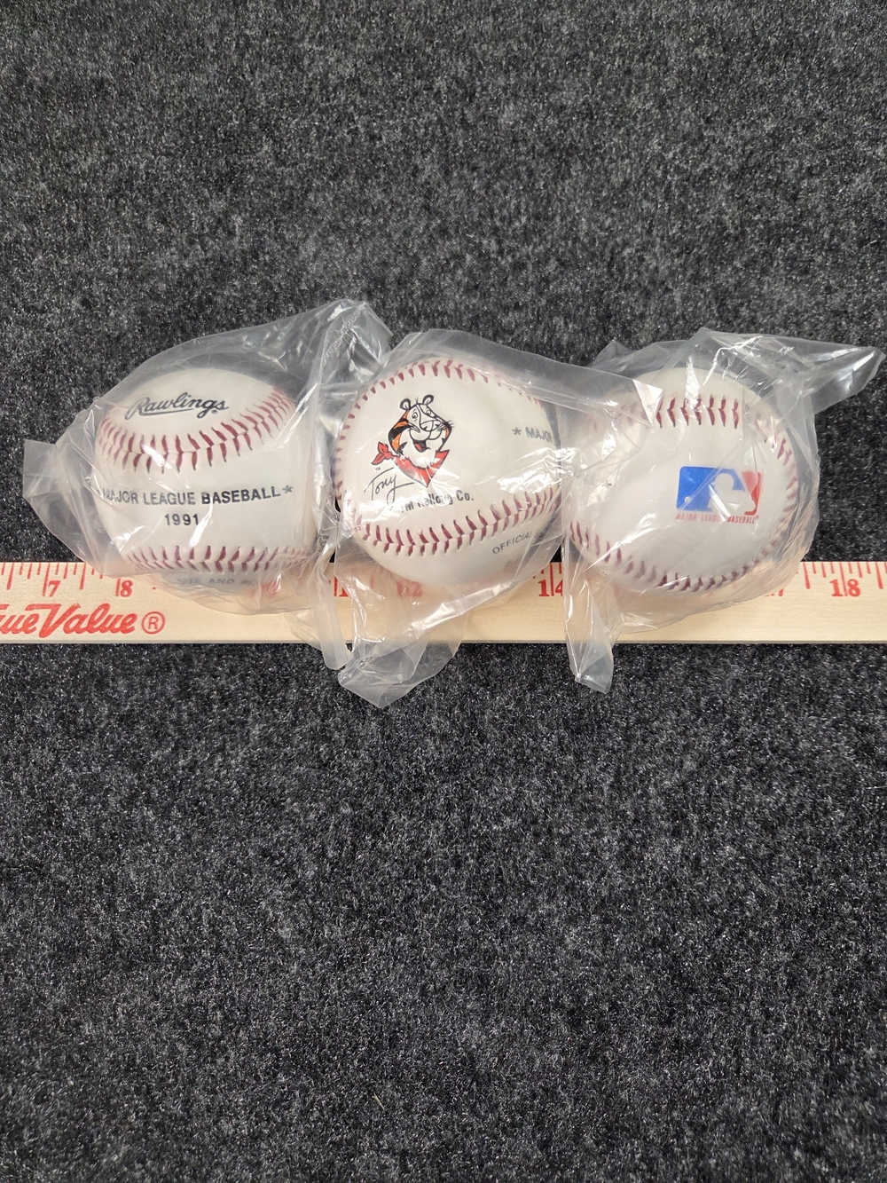 1991 Rawlings MLB Official Major League Baseball Lot of 3 NEW Sealed NOS